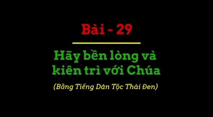 Hãy bền long và kiên trì với Chúa Hãy bền long và kiên trì với Chúa